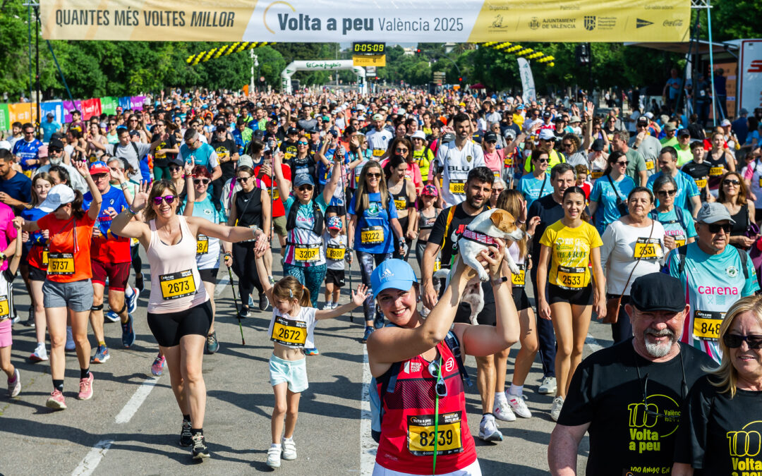 Ja estan obertes les inscripcions per a participar en la Volta a Peu València 2026